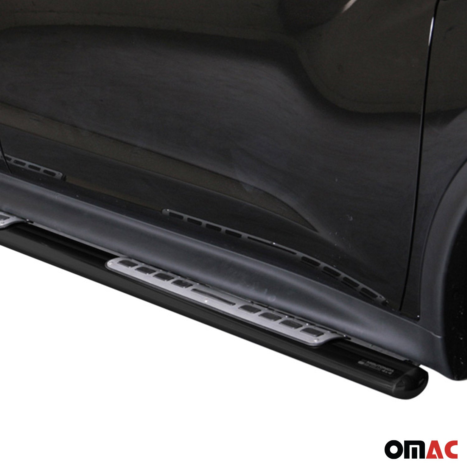 Par de Estribos Barras Laterales para Nissan Juke 2010-2019 Negro Acero