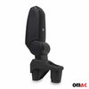 Negro Reposabrazos Consola para Renault Clio 2019-2025 Negro PU Cuero Plástico