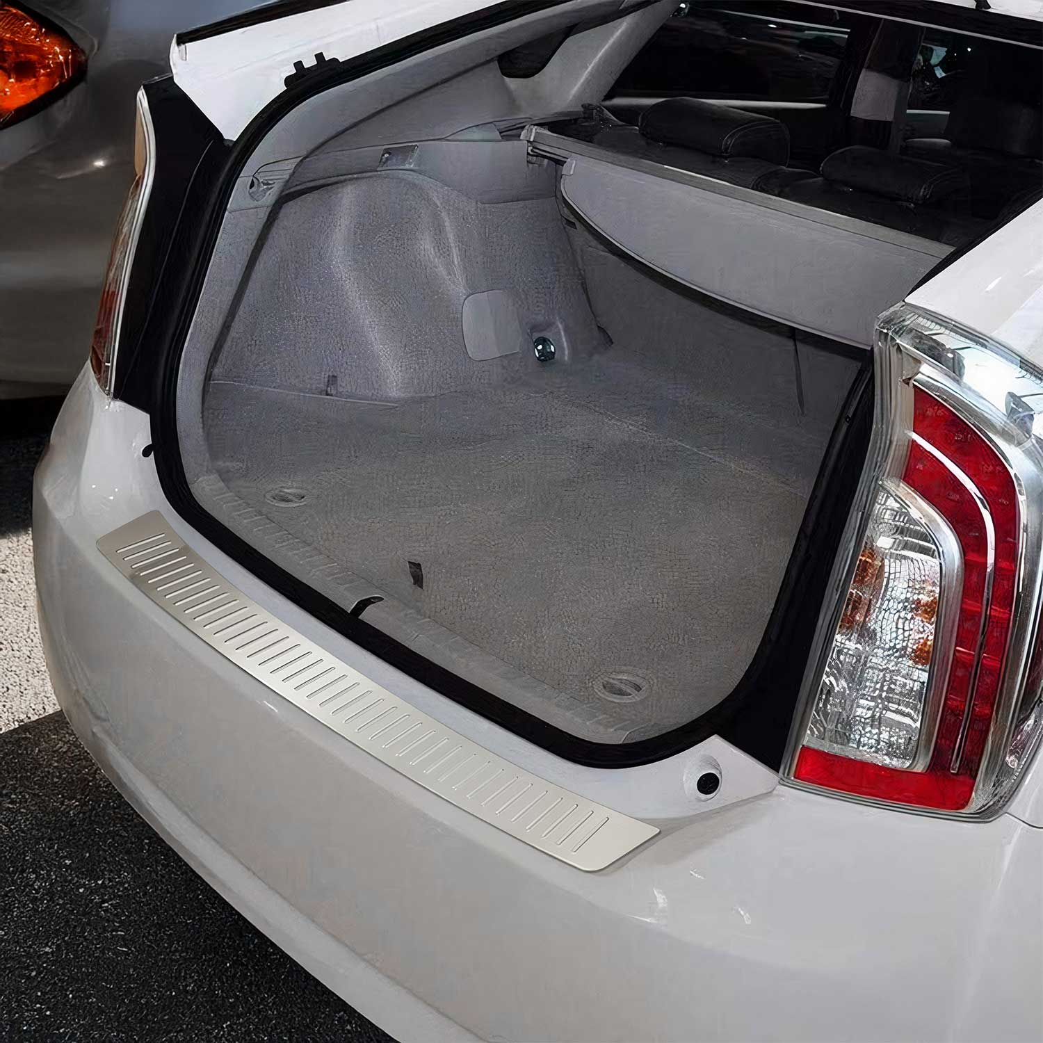 Protector Parachoques para Toyota Prius Plus Familiar 2012-2017 Plata Acero