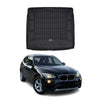 OMAC Premium Bandeja Maletero Alfombrilla para BMW X1 E84 2009-2015 Negro TPE