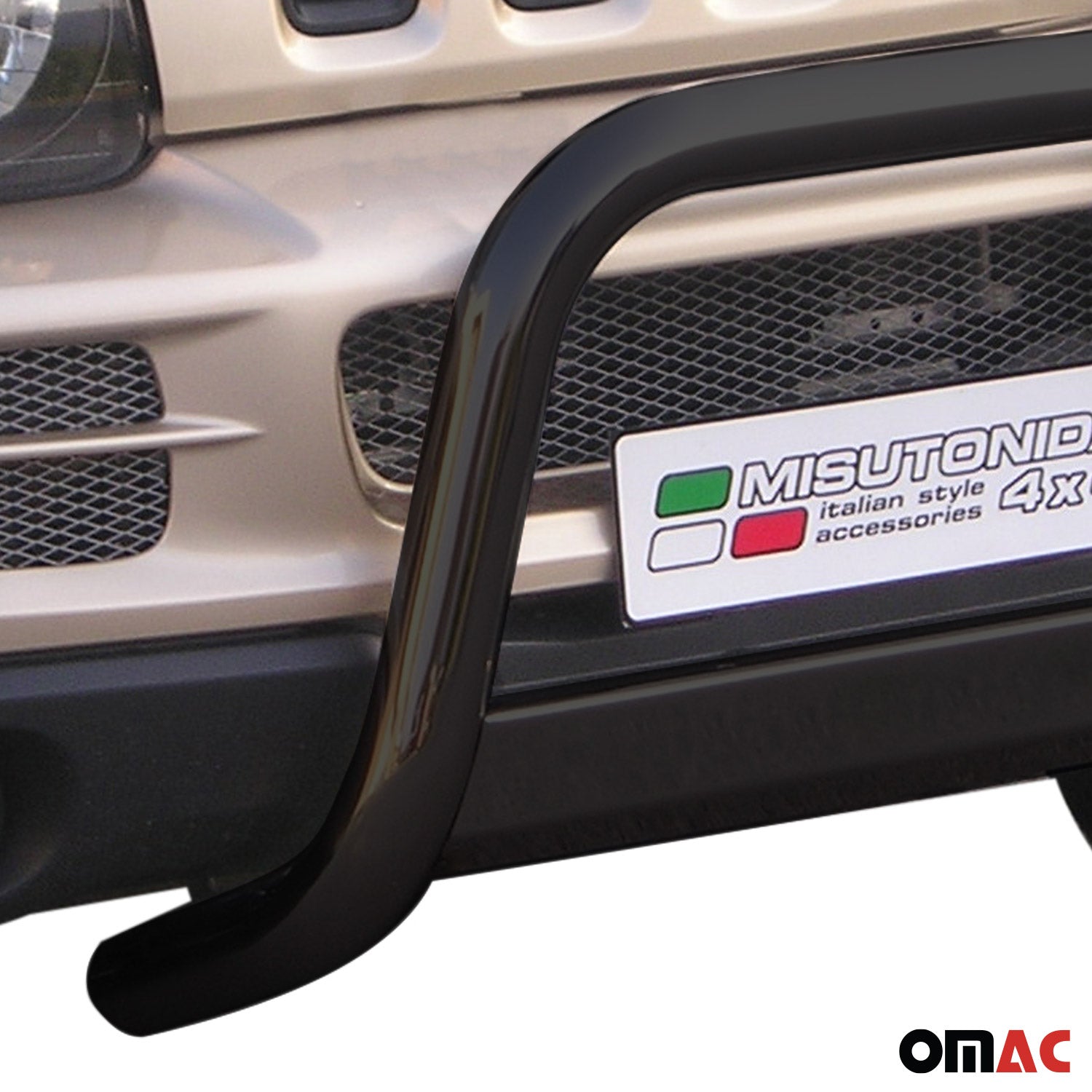 Bull Barra Frontal para Suzuki Jimny 2006-2012 Negro Acero 1Pza