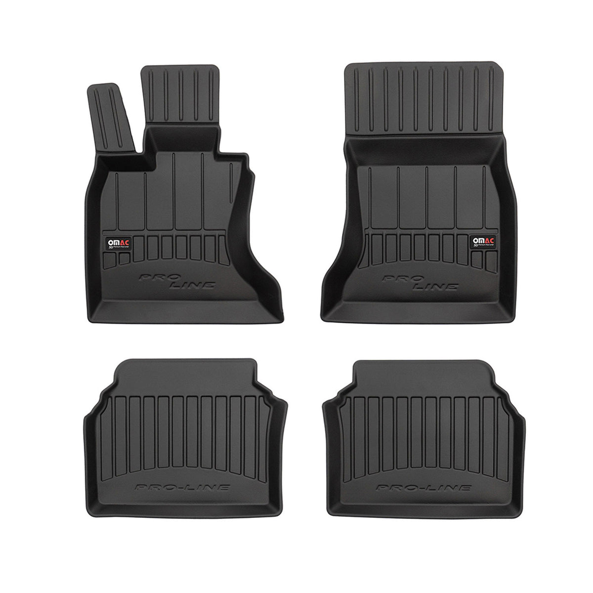 OMAC Premium Alfombrillas Coche para BMW Serie 5 Gran Turismo 2009-2017 TPE 4x