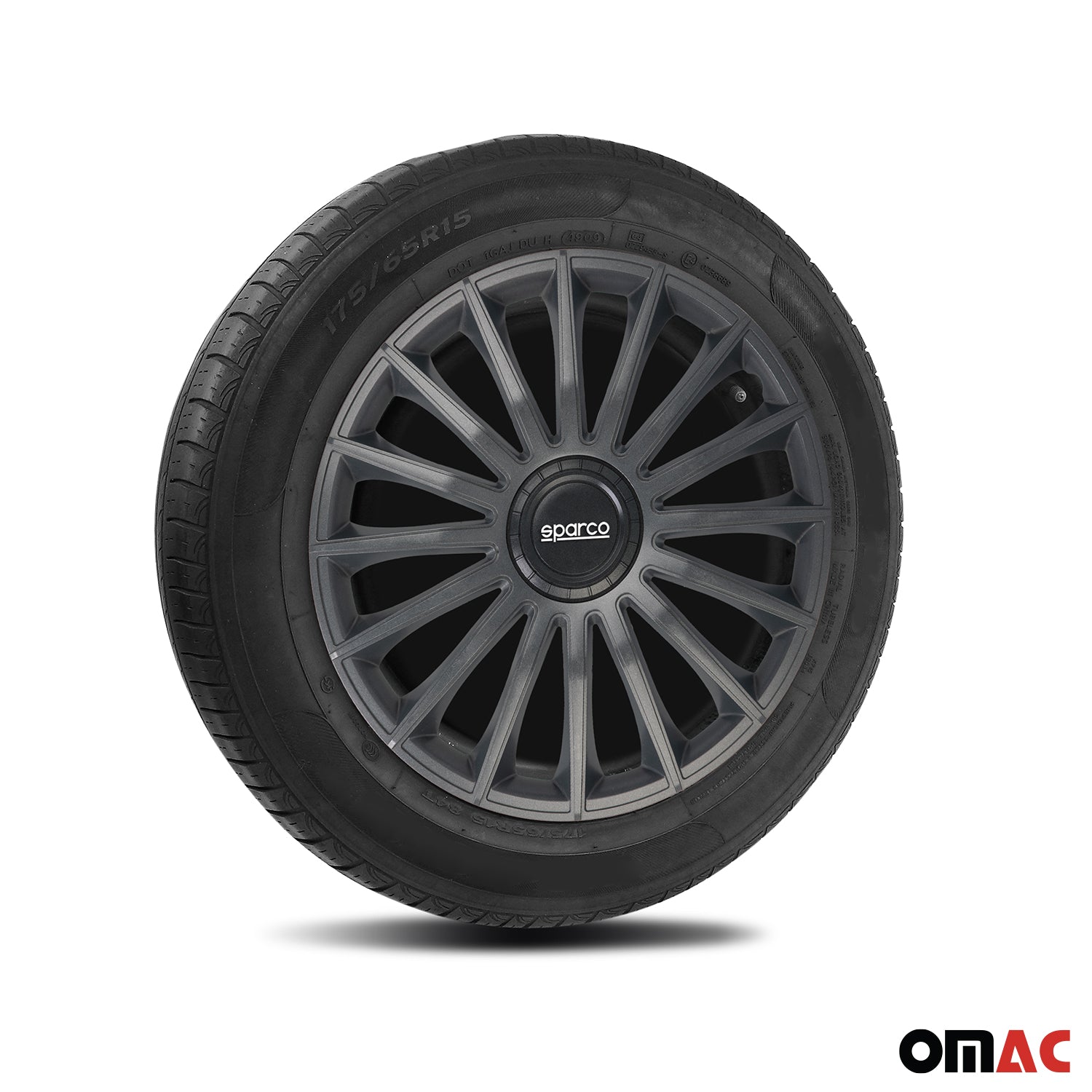 Sparco Tapacubos 14 Pulgadas Universal Gris ABS Plástico