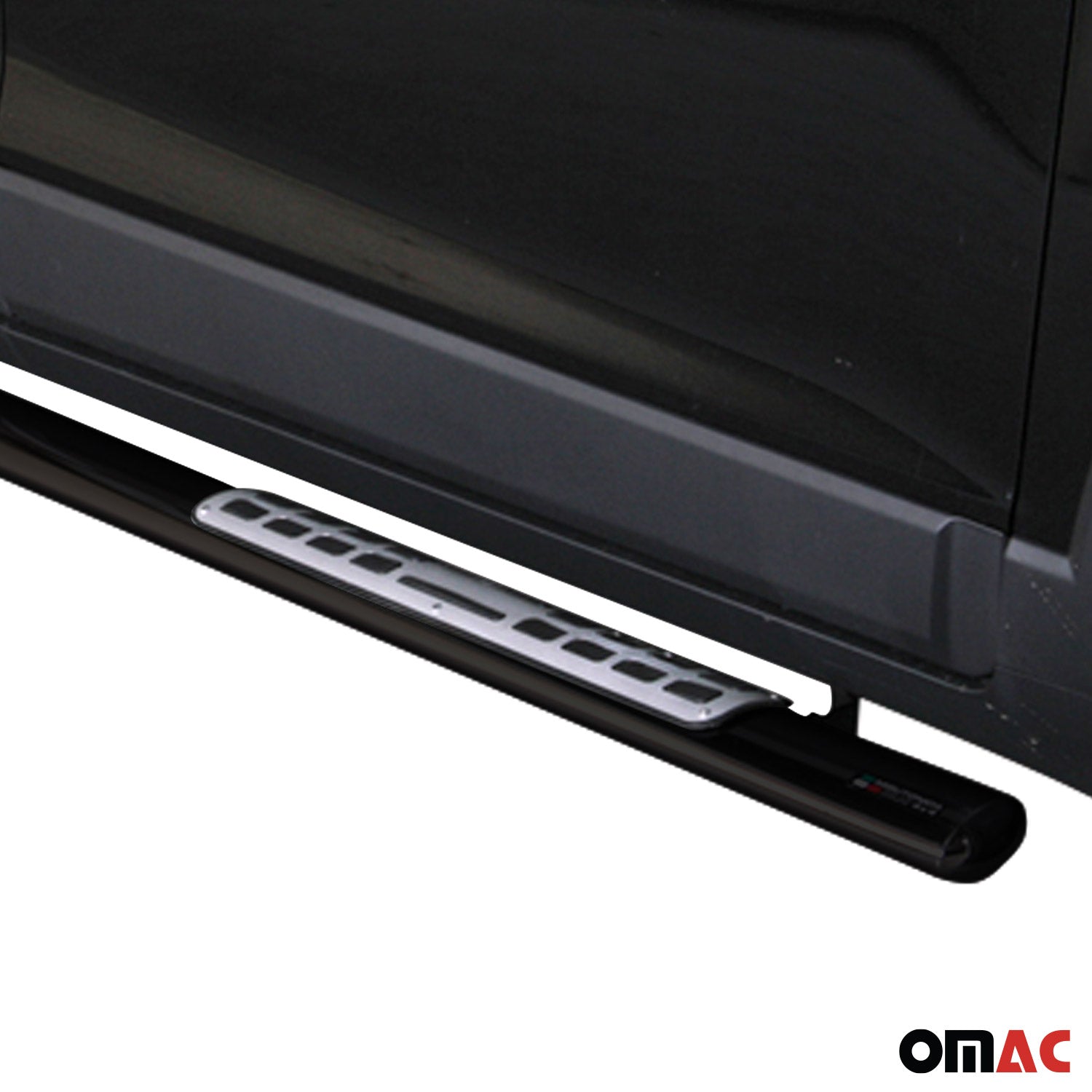 Par de Estribos Barras Laterales para Chevrolet Captiva 2011-2016 Negro Acero