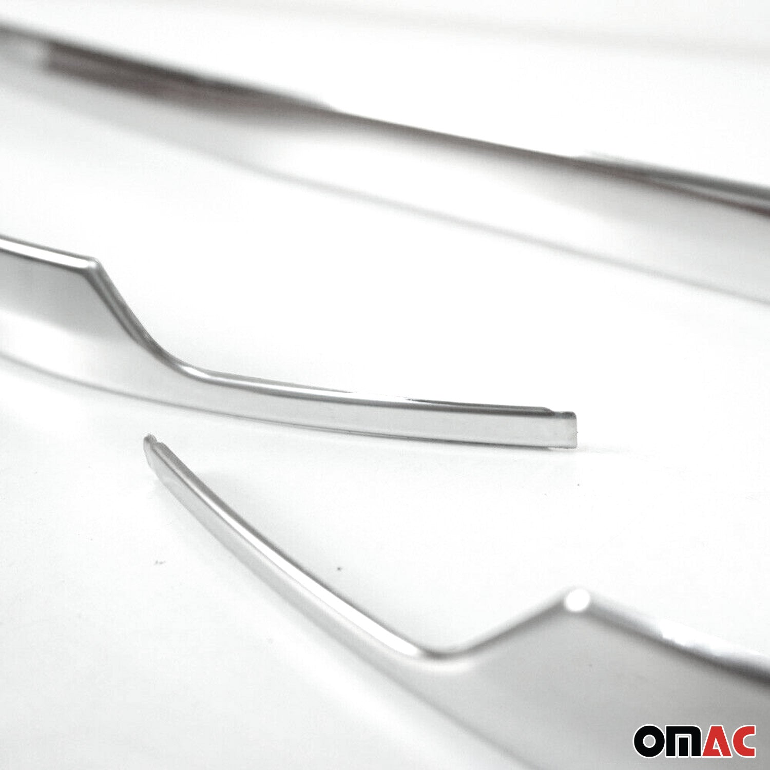 Embellecedor de Portón Trasero para VW Tiguan 2016-2020 Plata Brillante Acero 3x