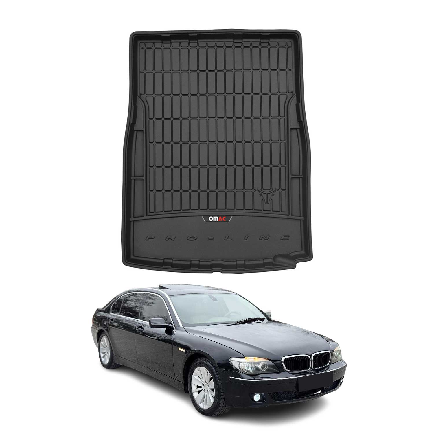 OMAC Premium Bandeja Maletero Alfombrilla para BMW Serie 7 F01 2008-2015 TPE