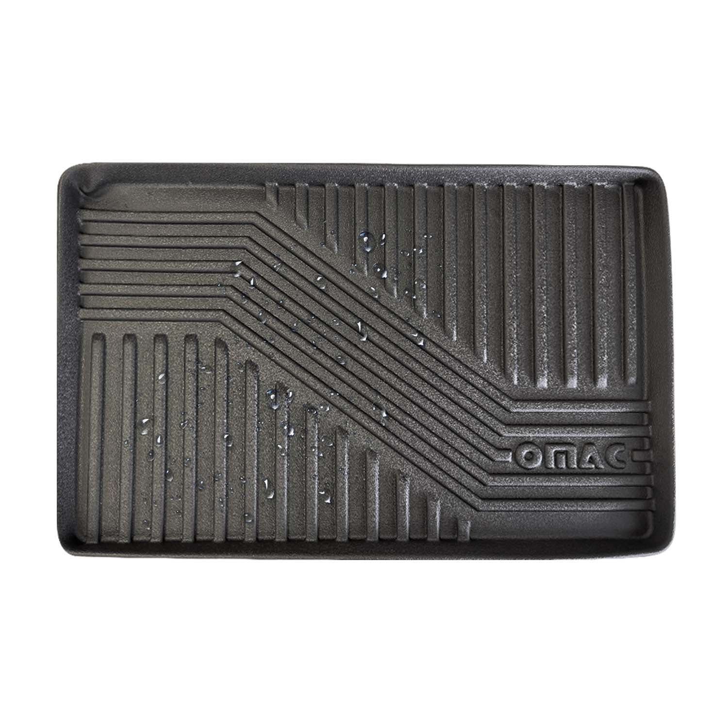 Alfombra de bandeja para zapatos goma tapete piso multiusos 23"x15"