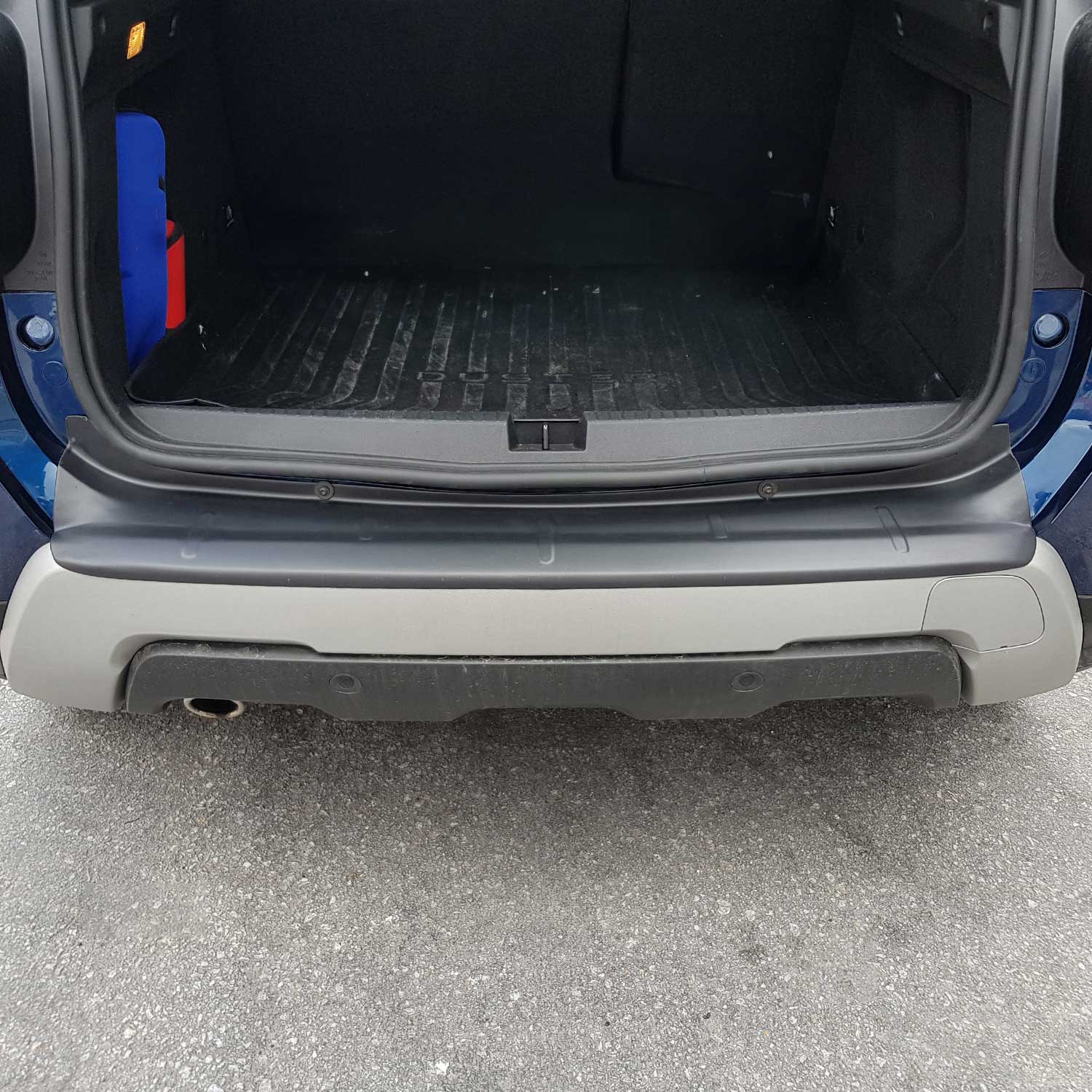 Protector de Parachoques Trasero para Dacia Duster 2018-2023 Negro Mate ABS 1Pza