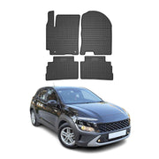 OMAC Alfombrillas De Coche para Hyundai Kona 2018-2023 Negro Goma 4Pza