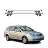 Menabo Barras de Techo Baca para Chevrolet Lacetti Kombi 2002-2011 Gris Alu 2Pza