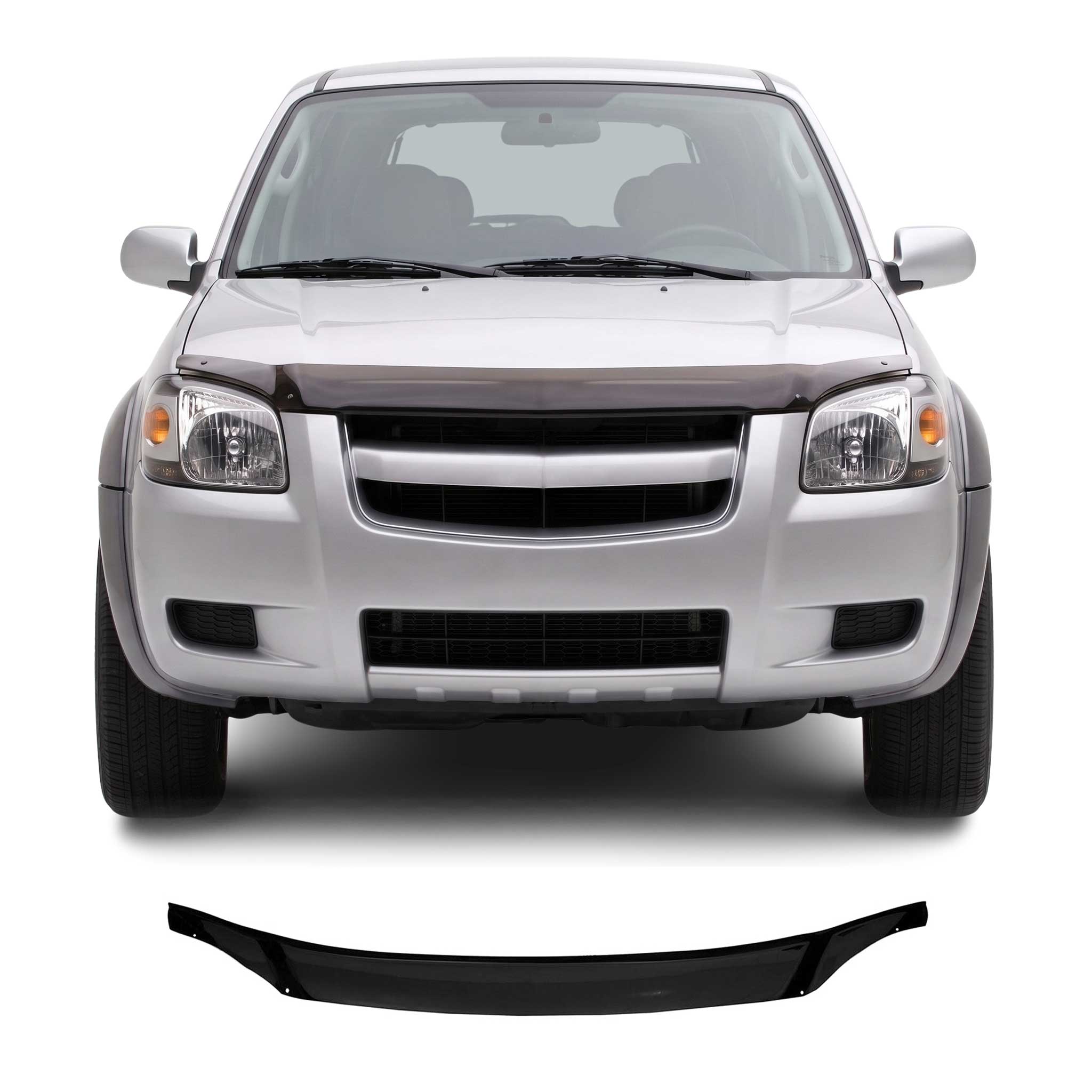 Deflector de Capó para Mazda BT-50 2006-2021 Oscuro Brillante Acrílico