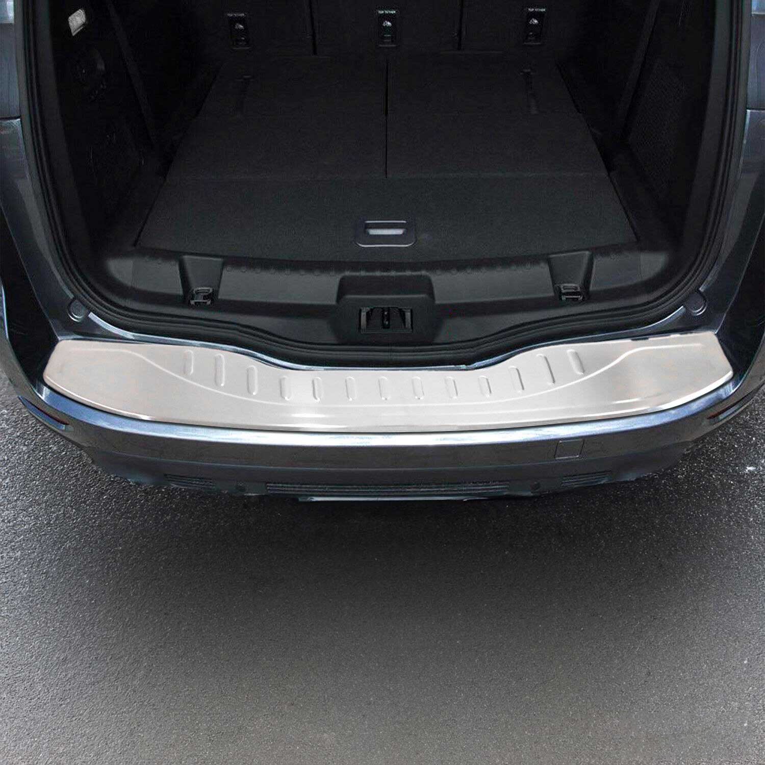 Protector de Parachoques Trasero para Ford S-Max 2006-2014 Plata Brillante Acero