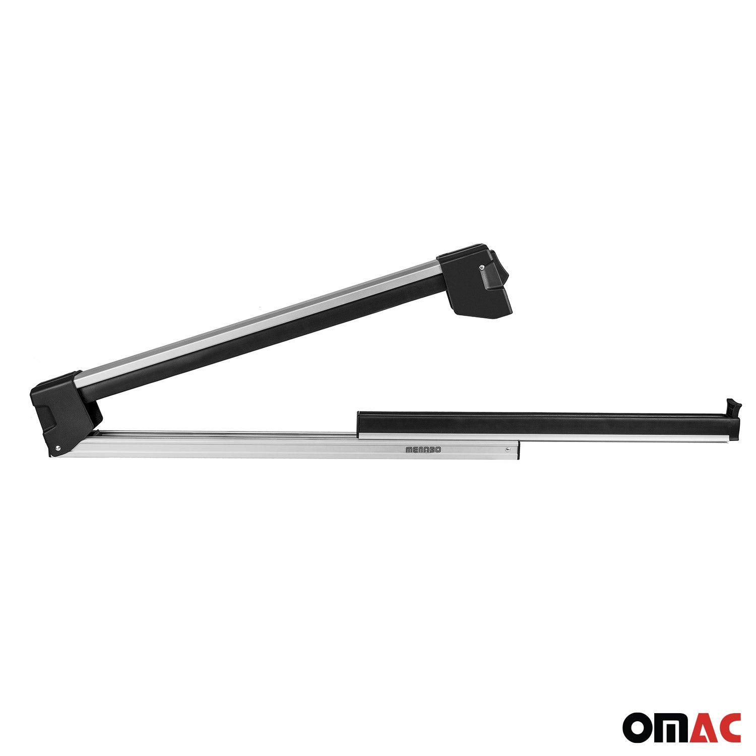 Menabo Yelo Portaesquí Snowboard portaequipajes Universal Negro Plata