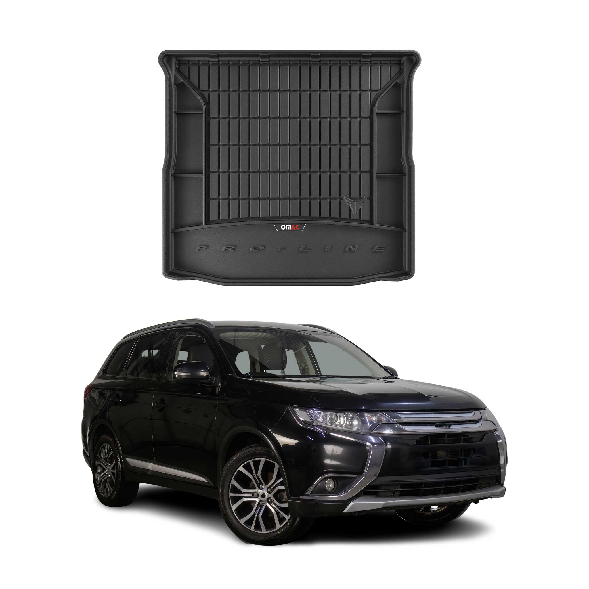OMAC Premium Bandeja Maletero para Mitsubishi Outlander 2012-2015 3 línea