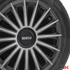 Sparco Treviso Tapacubos 16" pulgadas Universal Plata ABS Plástico