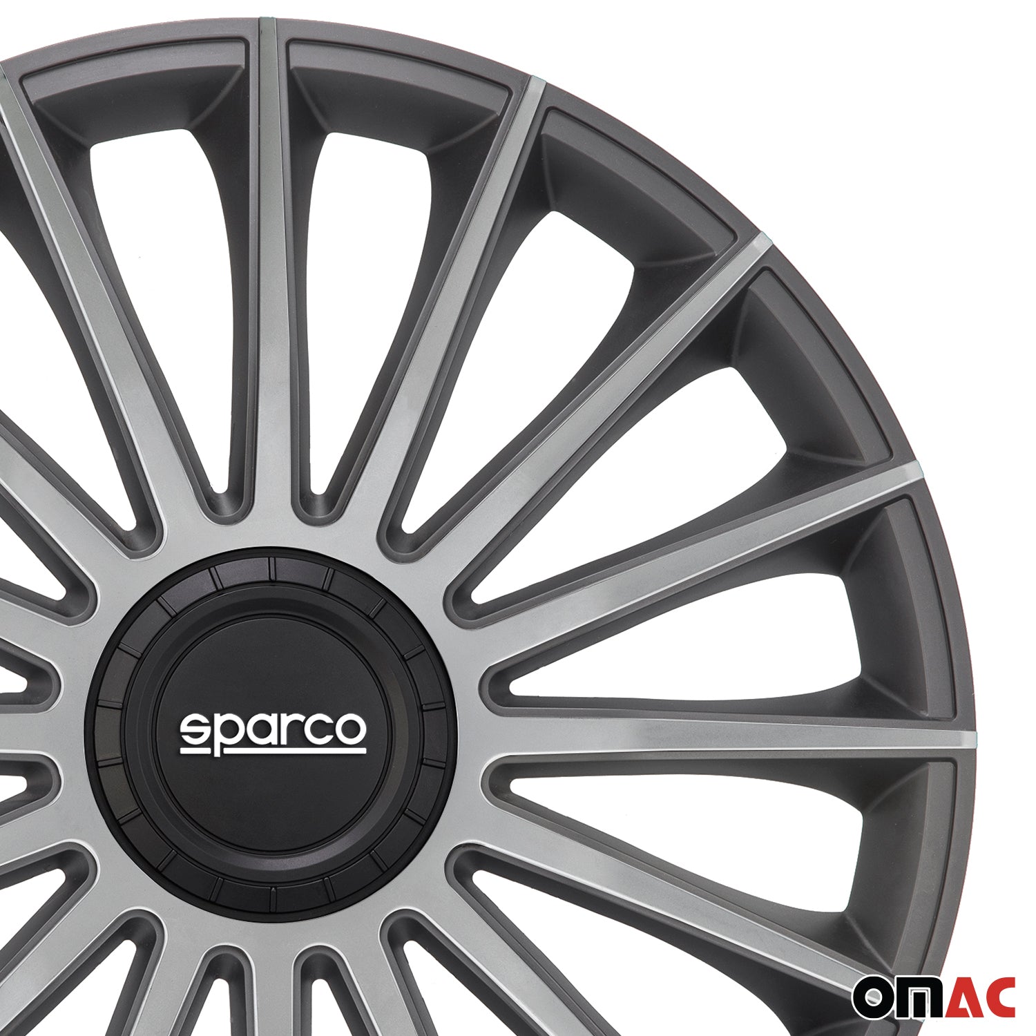 Sparco Treviso Tapacubos 15 Pulgadas Universal Plata ABS Plástico