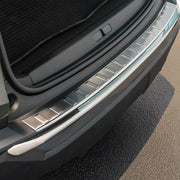 Protector de Parachoques Trasero para Audi A7 C7 2010-2018 Plata Brillante Acero