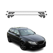 Menabo Barras de Techo Baca para Seat Exeo ST 2009-2013 Gris Aluminio 2Pza