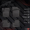 OMAC Premium Alfombrillas De Coche para Skoda Citigo 2011-2019 Negro TPE Goma 4x