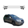 Menabo Barras de Techo Baca para Kia Carens UN 2006-2013 Gris Aluminio 2Pza