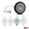 Sparco Bergamo Tapacubos 16" pulgadas Universal Plata ABS Plástico