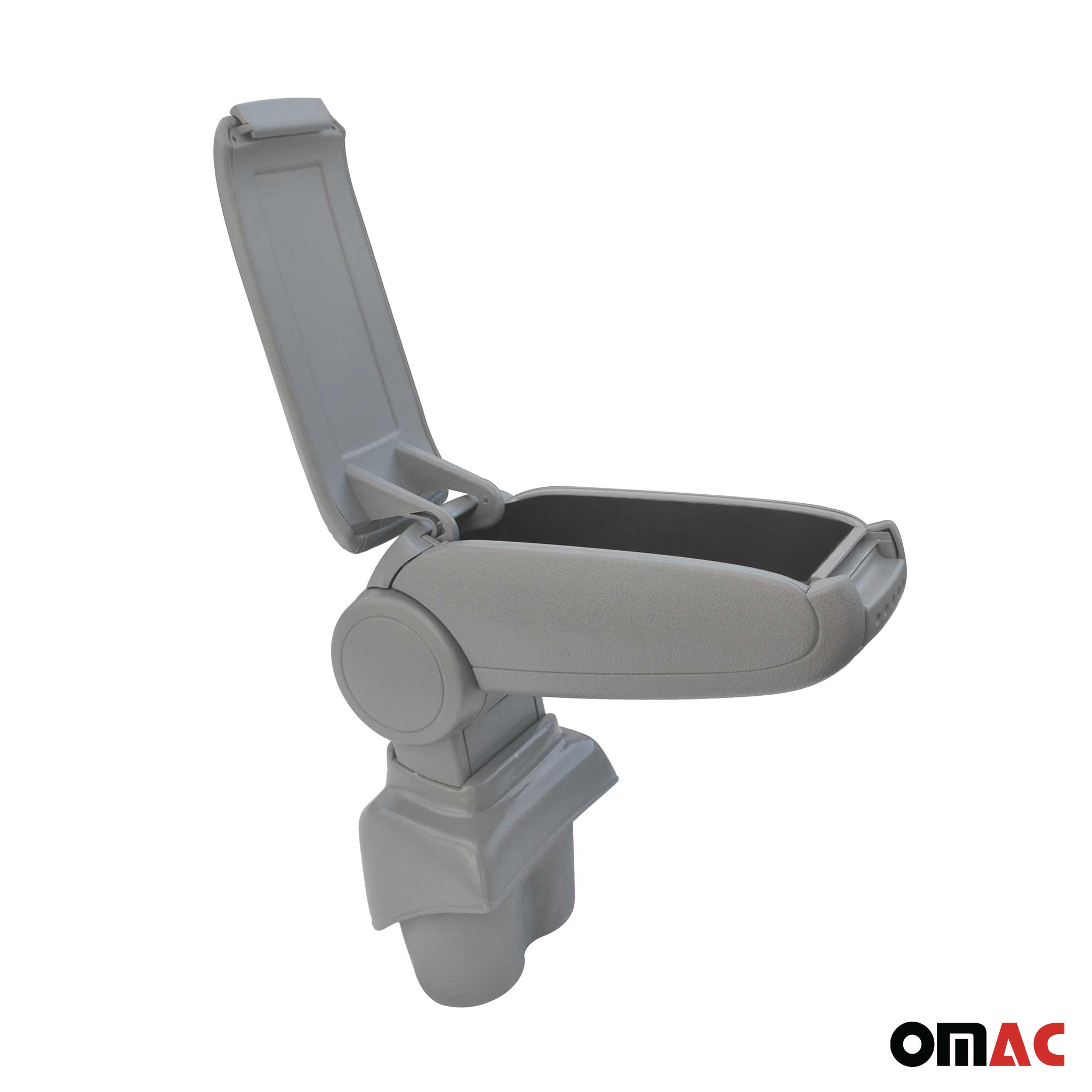 Gris Reposabrazos Consola para VW Caddy 2003-2020 Gris PU Cuero Plástico 1Pza