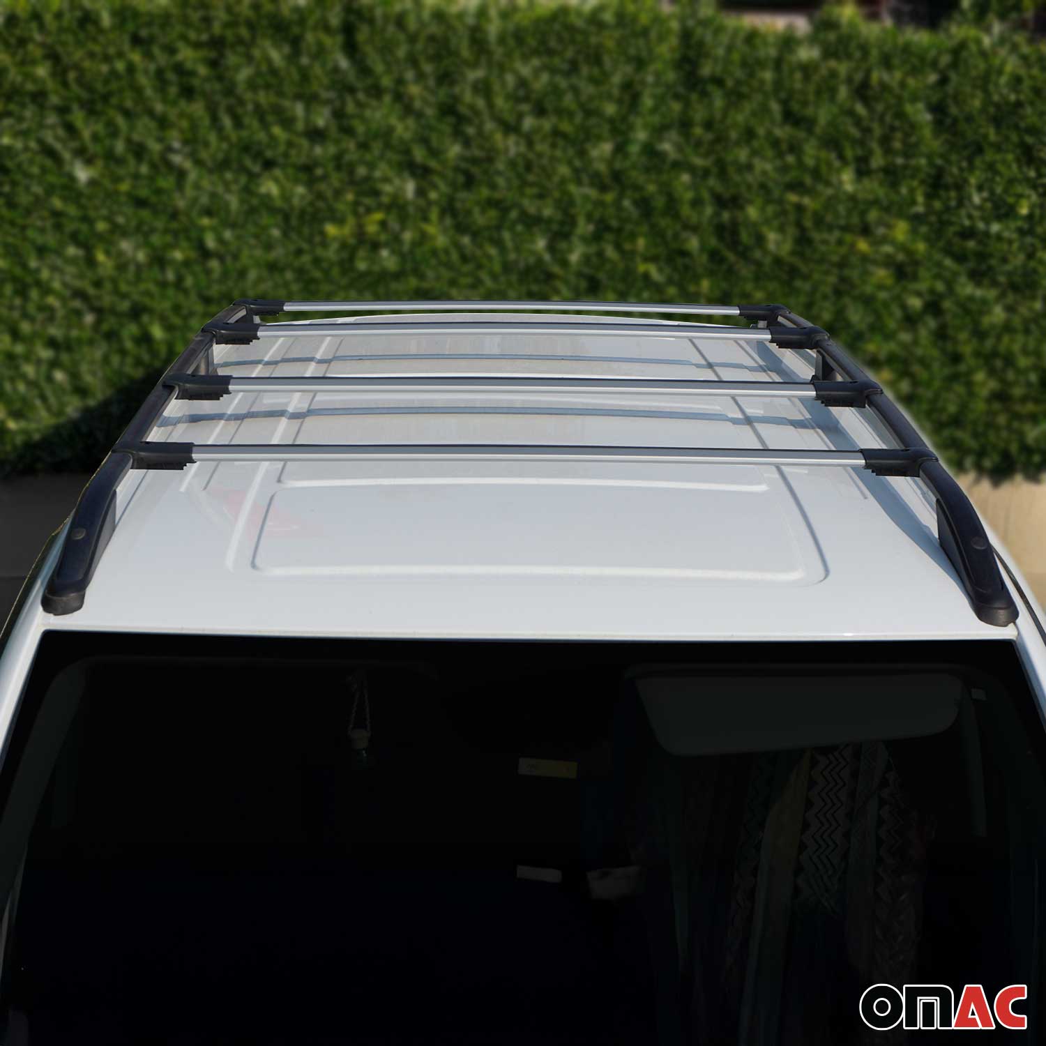 Barras de Techo Coche para VW Transporter T5 2003-2015 Gris Aluminio 4x