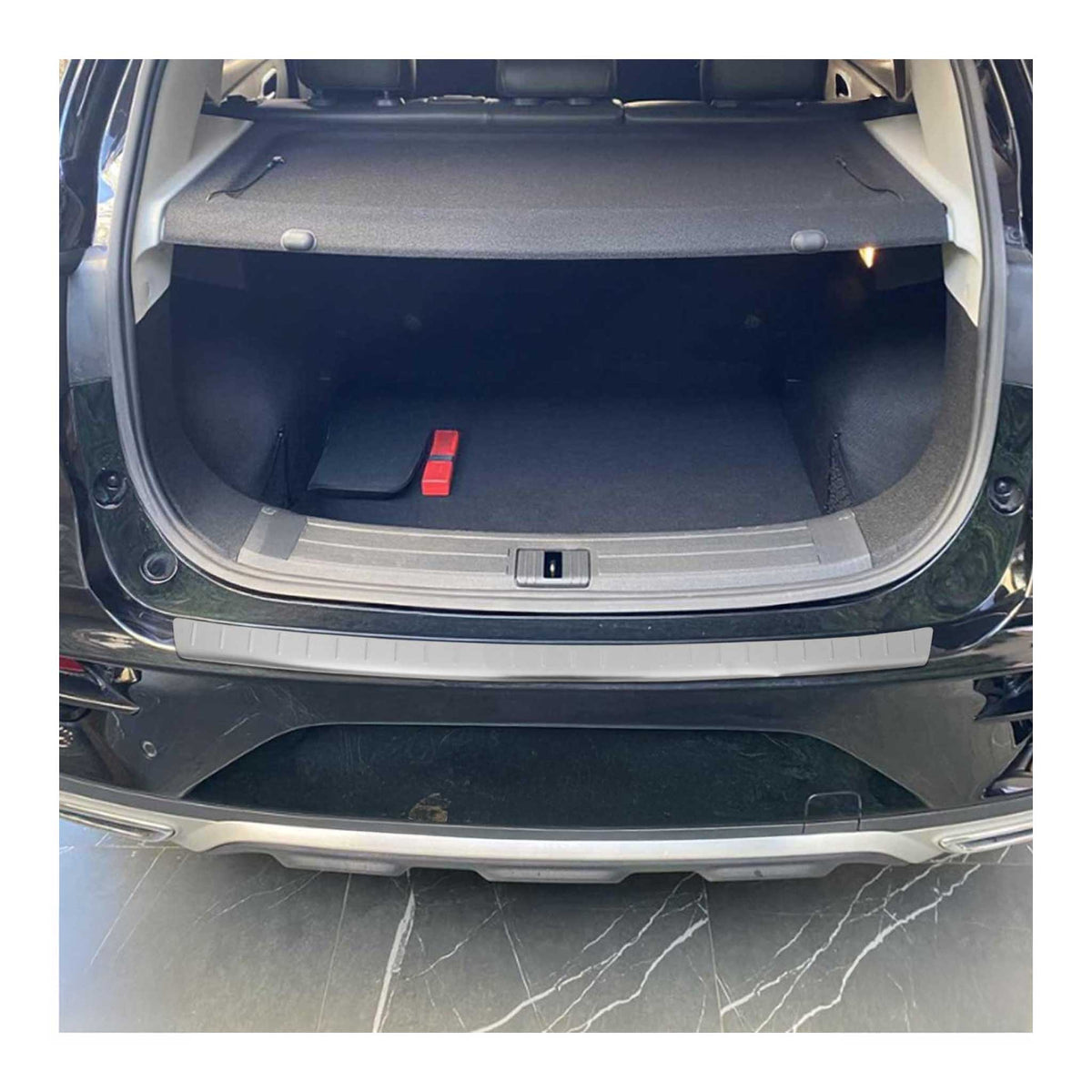 Protector de Parachoques Trasero para MG ZS 2018-2025 Acero cepillado