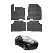 OMAC Alfombrillas De Coche para Hyundai Kona Electric 2018-2023 Negro Goma 4Pza