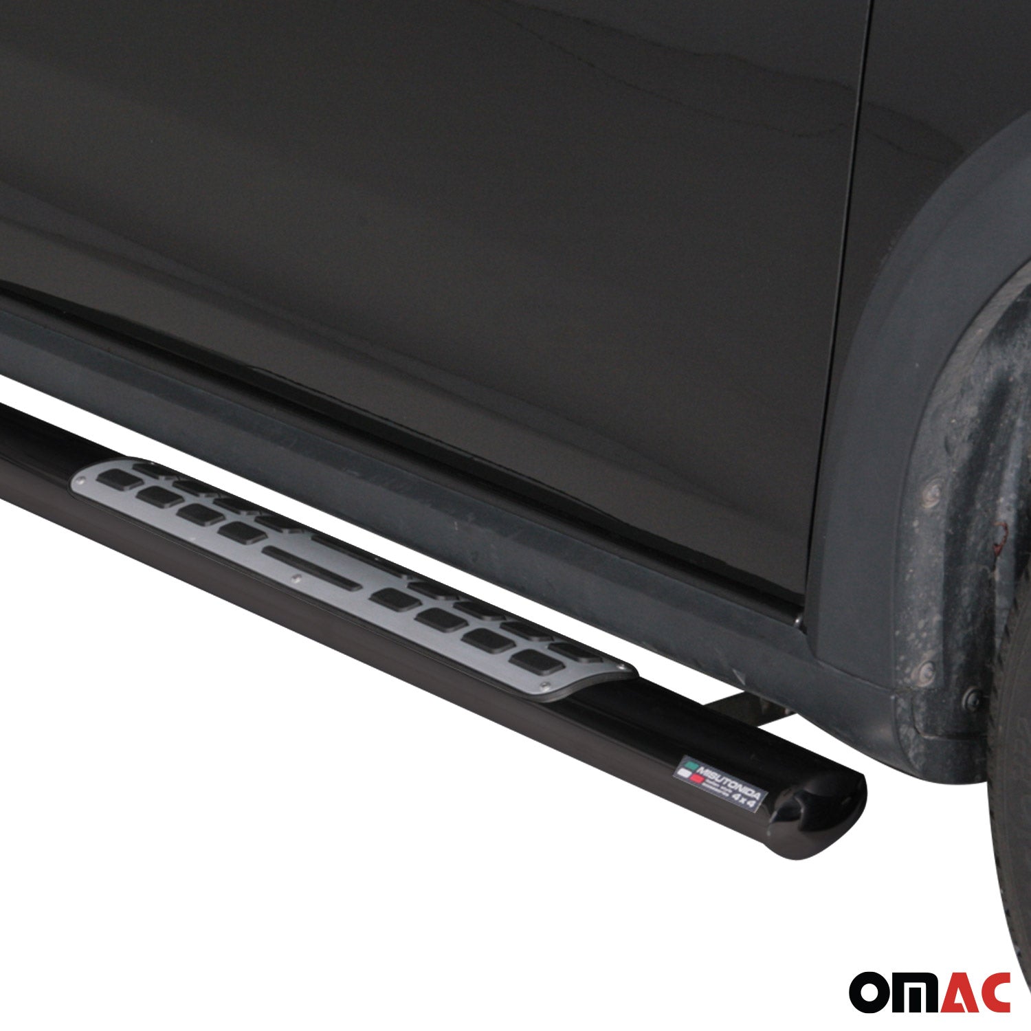 Estribos Barras Laterales para Dacia Sandero Stepway 2012-2016 Negro Acero