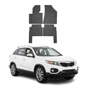 OMAC Alfombrillas De Coche para Kia Sorento 2009-2012 Negro Goma 4Pza
