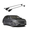 Menabo Barras de Techo Coche Baca para Peugeot 308 SW 2021-2025 Gris Aluminio 2x