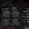 OMAC Premium Alfombrillas De Coche para Skoda Octavia 2004-2013 TPE Goma 4x