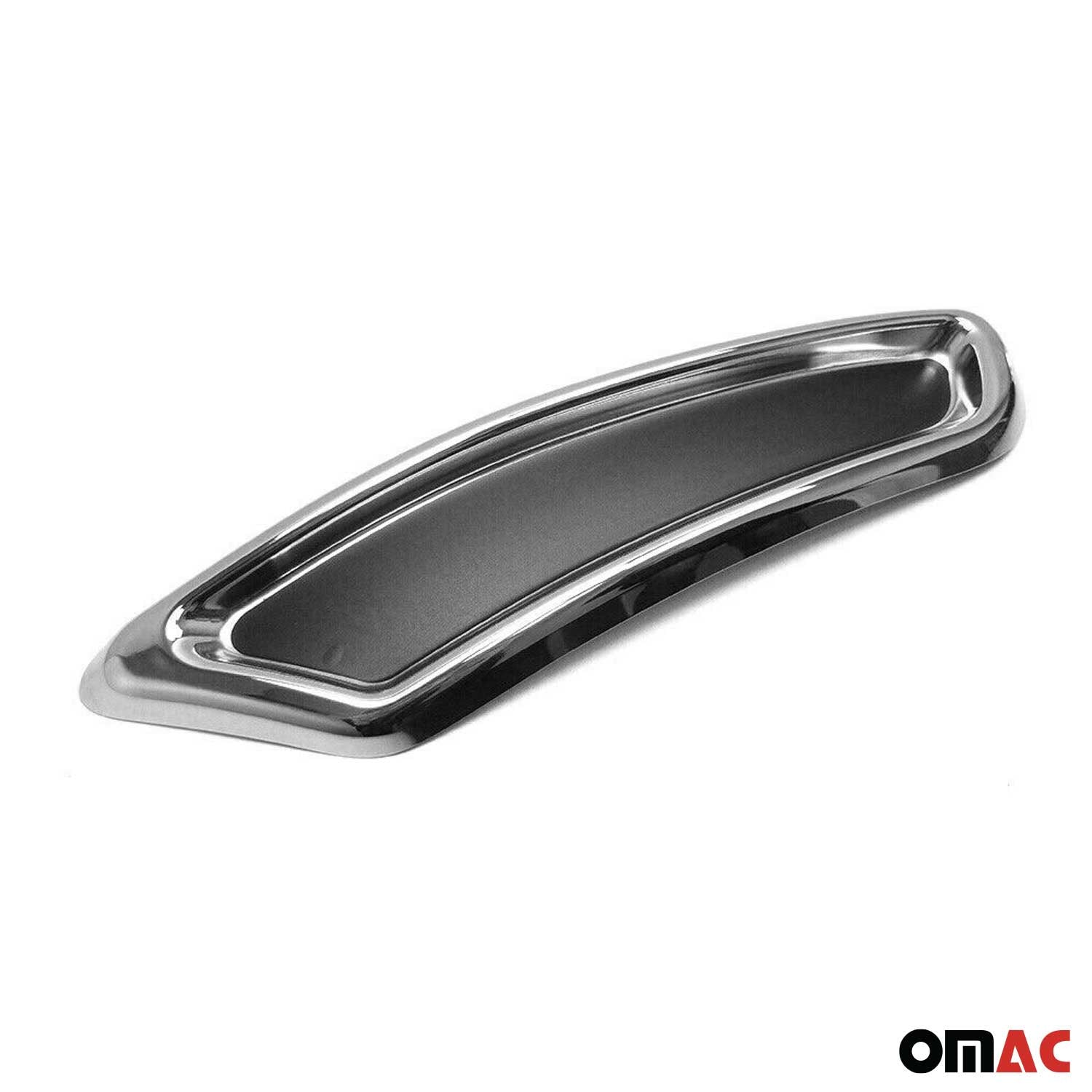 Marco de Punta de Escape para VW Passat B8 2014-2019 Plata Acero 2Pcs