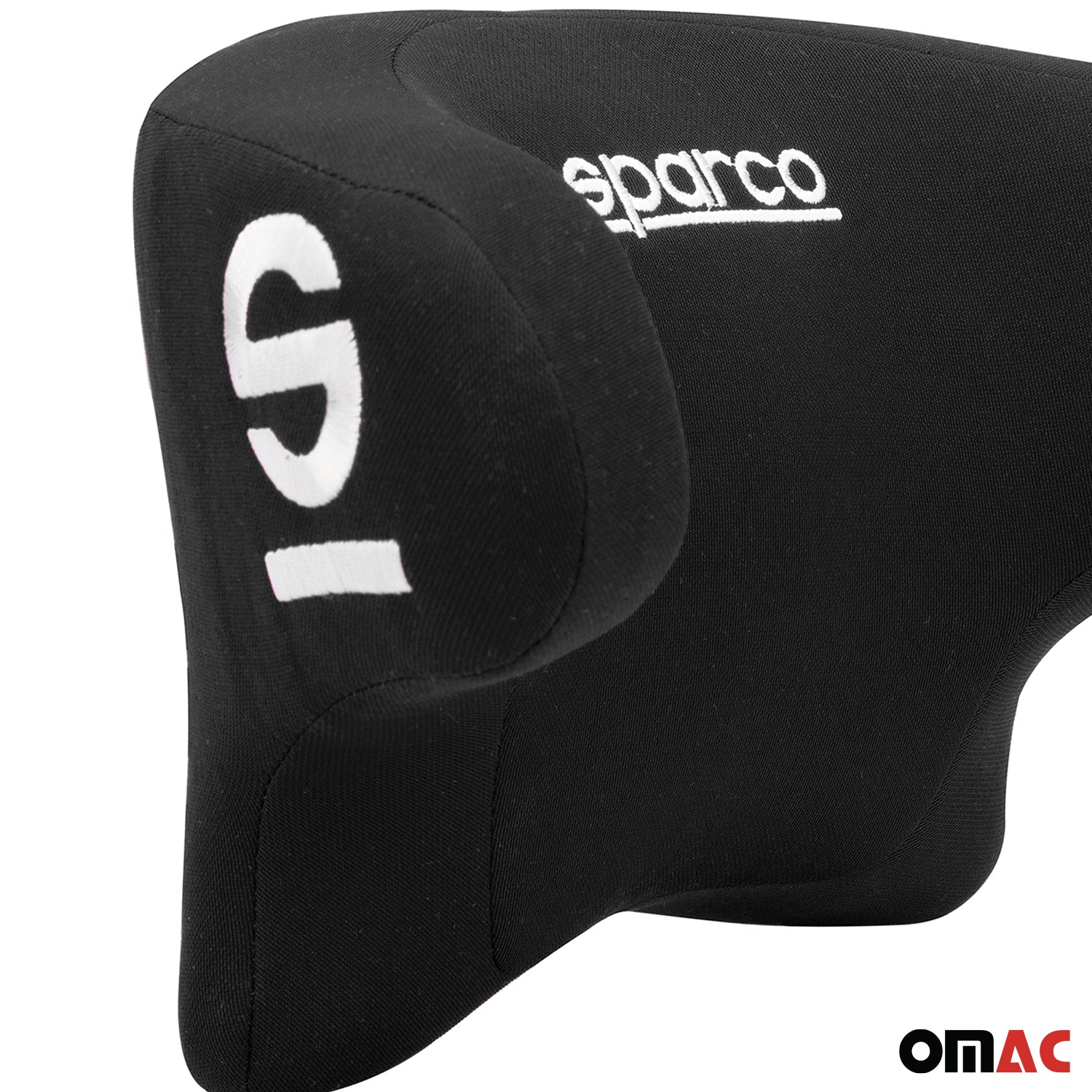 Sparco Cuello Soporte lumbar para de Automóvil Universal Negro Poliéster