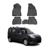 OMAC Alfombrillas Coche para Fiat Doblo Panorama 2015-2021 Negro Goma TPE 4Pza
