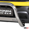 Bull Barra Frontal para Jeep Renegade Trailhawk 2014-2024 Plata Acero 1Pza