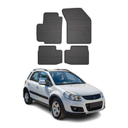 OMAC Alfombrillas De Coche para Suzuki SX4 2006-2014 Negro Goma TPE 4Pza