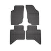 OMAC Alfombrillas De Coche para Toyota Hilux 2005-2015 Negro Goma 4Pza