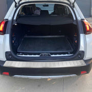 Protector de Parachoques Trasero para Peugeot 2008 2017-2019 cepillado Acero
