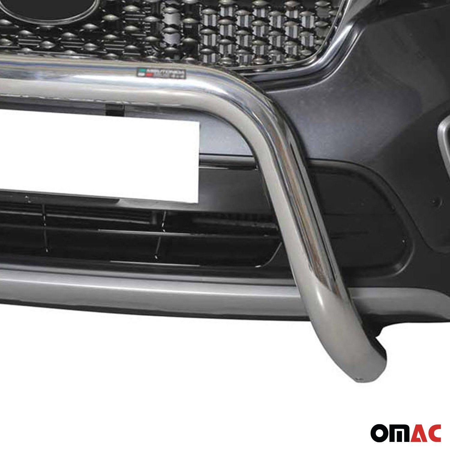 Bull Barra Frontal para Kia Sorento 2014-2017 Plata Brillante Acero 1Pza