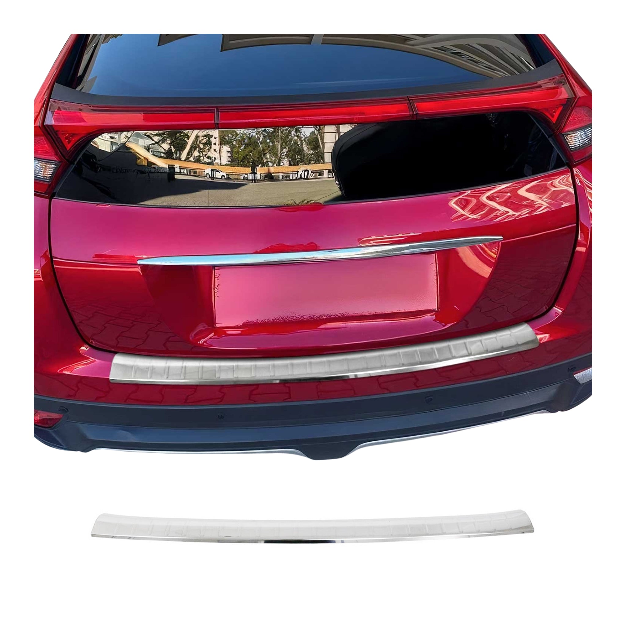 Protector Parachoques para Mitsubishi Eclipse Cross 2017-2021 Plata Acero