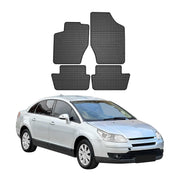 OMAC Alfombrillas De Coche para Citroen C4 2004-2017 5puertas Negro Goma 4Pza