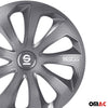 Sparco Tapacubos 16" pulgadas Universal Carbono Gris ABS Plástico