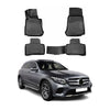 OMAC Alfombrillas De Coche para Mercedes GLC X253 C253 2015-2022 Negro TPE 4Pza