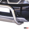 Bull Barra Frontal para Mitsubishi Outlander 2007-2009 Plata Brillante Acero