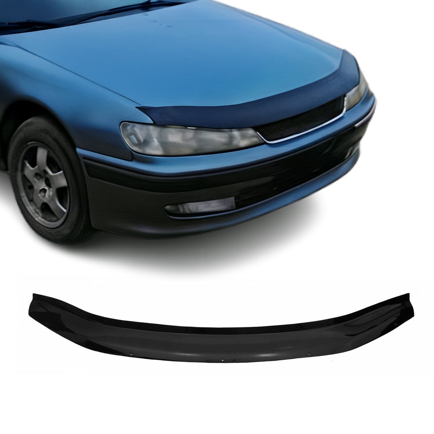 Deflector de Capó para Peugeot 406 1999-2005 Oscuro Brillante Acrílico