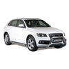Par de Estribos Barras Laterales para Audi Q5 2008-2015 Plata Brillante Acero 2x