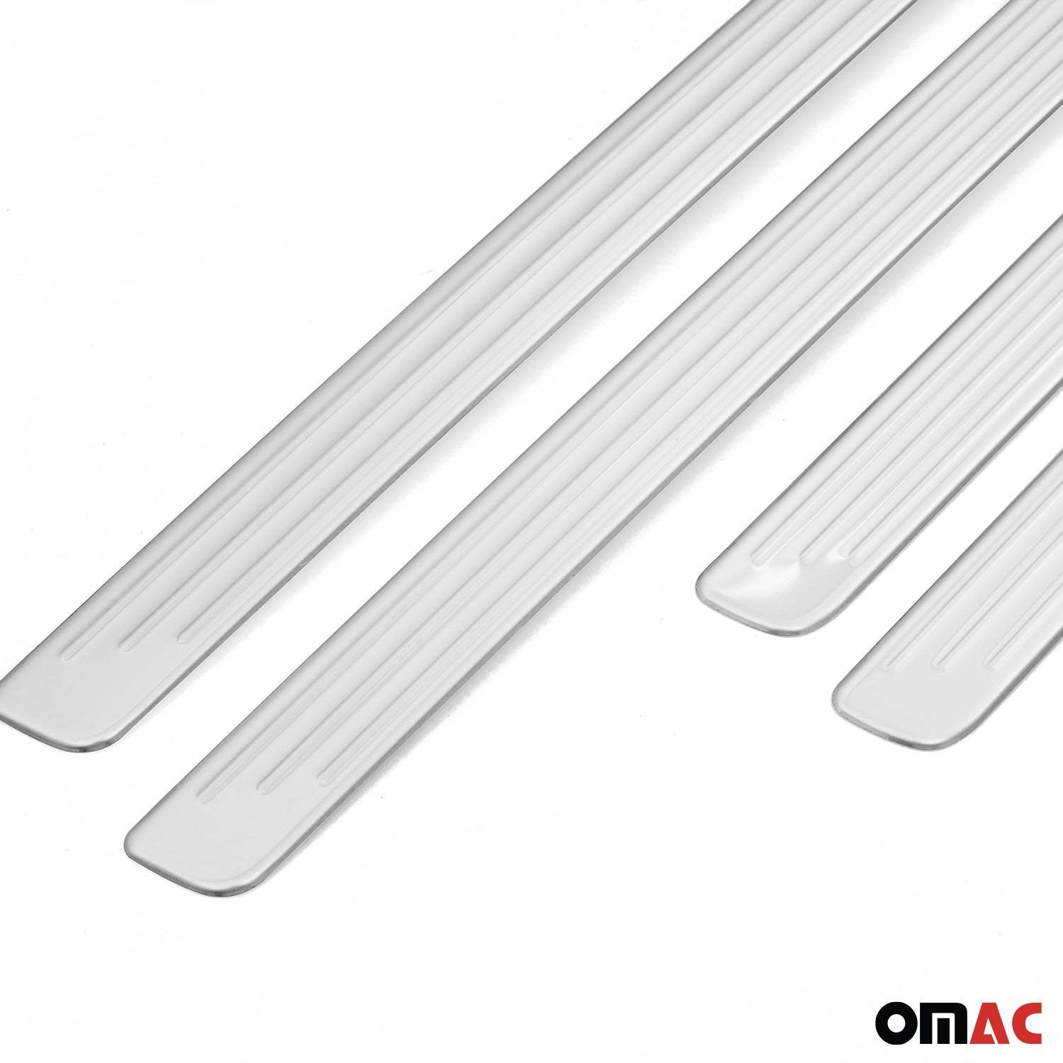 Interior Placa del coche Umbral Cubierta para VW Passat B8 2014-2025 Plata 4x