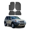 OMAC Alfombrillas De Coche para Land Rover Freelander 1996-2006 Negro Goma 4Pza